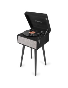 AUDIZIO Tocadiscos Fremont con soporte Negro 2