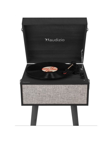 AUDIZIO Tocadiscos Fremont con soporte Negro