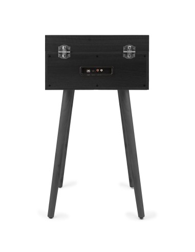 AUDIZIO Tocadiscos Fremont con soporte Negro