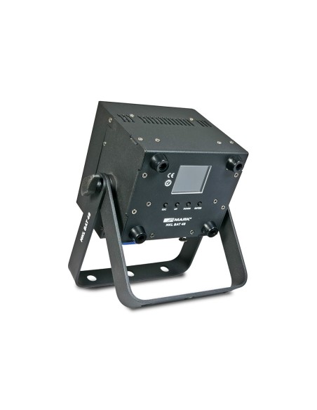 Mark MKL BAT 48 Proyector iluminación con bateria. 48 W. 4 x LED RGBWAUV 12W. DMX