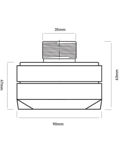 SVT3401 Driver de Compresión Tweeter Motor de Agudos