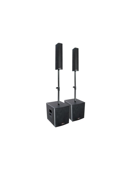 MARK SET MK BIGMAN 1000 A BLACK  Sistema amplificado 1000 W - 2 Subs Woofer 12" + 2 satélites 4 x Woofer 4"