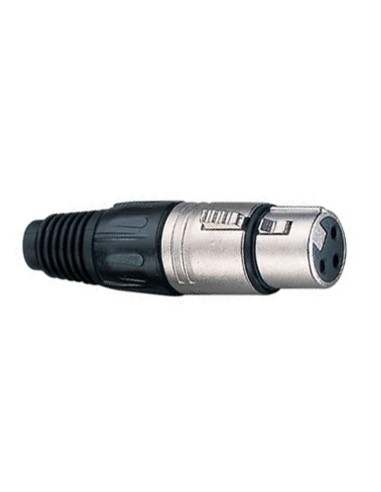 Mark MCA 001 MKII  Conector XLR 3 contactos. Hembra aéreo. Carcasa metálica