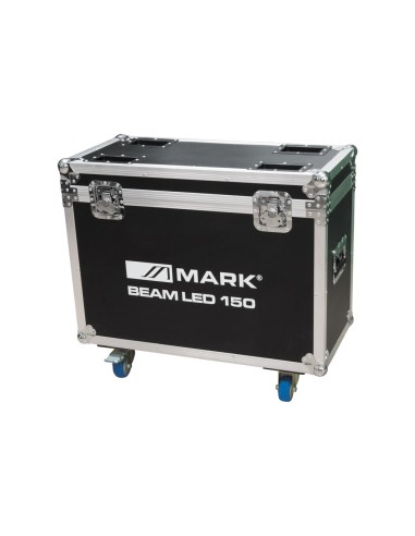 Mark 2x BEAM LED 150 + Rack (2 uds) — Cabeza móvil Beam 80W