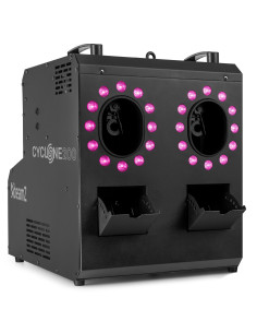 Beamz Cyclone200 Máquina de humo y burbujas con LED RGBW