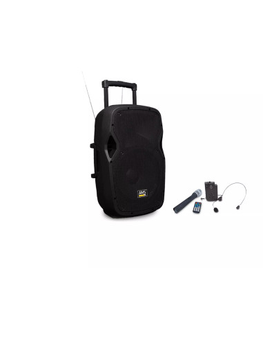 AMS A 151 TB MKII ALTAVOZ TROLEY 200W 15" USB/SD/BT