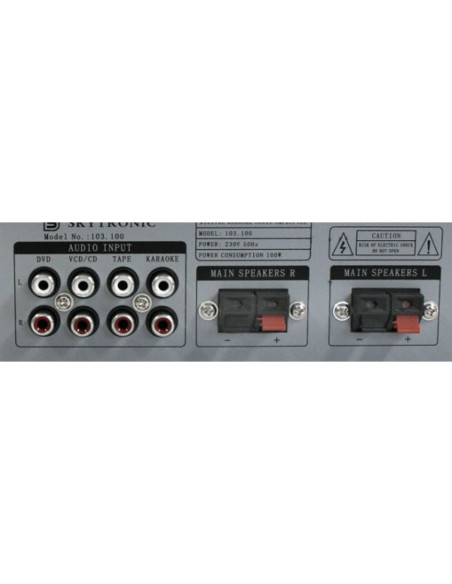 Skytronic 103.100 Amplificador de karaoke universal stereo