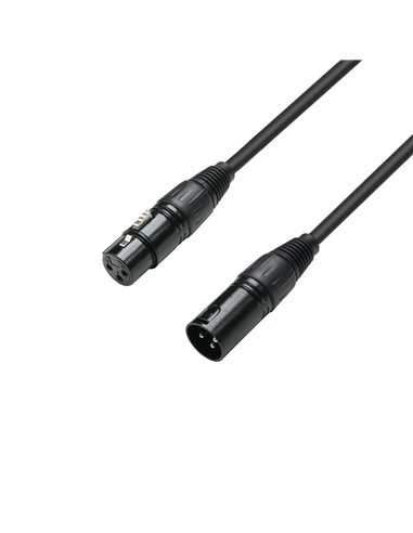 Adam Hall Cables 3 STAR DMF 1000 - Cable DMX de XLR macho a XLR hembra 10 m