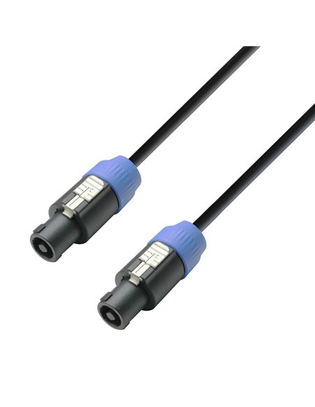 Adam Hall Cables 3 STAR S225 SS 0500 - Cable de altavoz 2 x 2,5 mm² Conector de altavoz de 4 polos 5 m