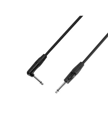 Adam Hall Cables 4 STAR IPR 0900 - Cable de Instrumento REAN de Jack 6,3 mm mono a Jack 6,3 mm mono acodado 9 m