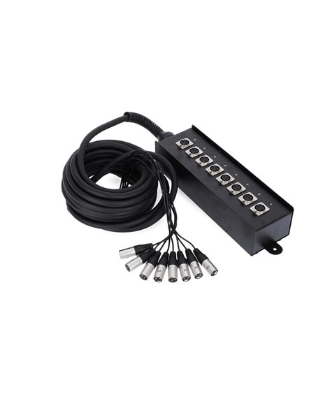 Adam Hall Cables K 8C 10 - Cajetín de Escenario 8/0 10 m