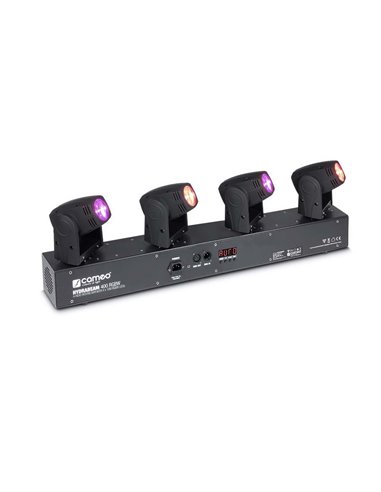 Cameo HYDRABEAM 400 RGBW - Set con 4 cabezas móviles ultrarrápidas de LEDs RGBW CREE de 10 W