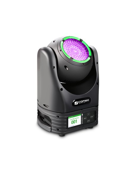 Cameo MOVO BEAM Z100 - Cabeza móvil con anillo LED, giro continuo y zoom