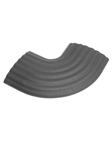 Defender OFFICE C GREY - Curva de 90° gris para Pasacables 85160 de 4 Canales