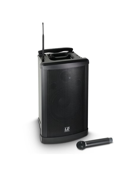 LD SYSTEMS Roadman 102 B5 Altavoz de PA portátil con Micrófono de Mano 863-865Mhz