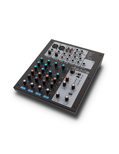 LD Systems VIBZ 6 D - Mesa de mezclas de 6 canales con sección de efectos digitales