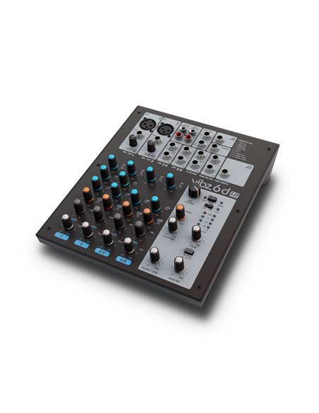 LD Systems VIBZ 6 D - Mesa de mezclas de 6 canales con sección de efectos digitales