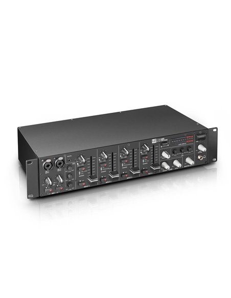 LD Systems ZONE 423 - Mezclador de 2 zonas, formato 19" 2 U