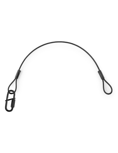 Beamz SAF75 Cable de seguridad 75cm x 3mm 30kg Negra