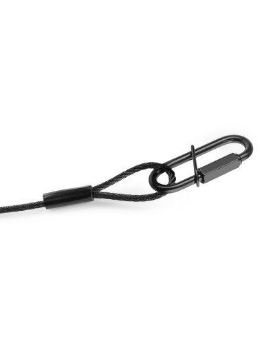 Beamz SAF75 Cable de seguridad 75cm x 3mm 30kg Negra
