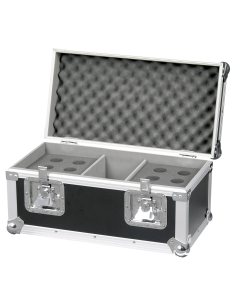 Showgear Pro Case for 12 Mics Con compartimento para accesorios y espuma preformada 2