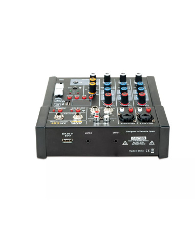 AMS AM 5 BT Mesa de mezclas directo con 2x entradas MIC/LINE
