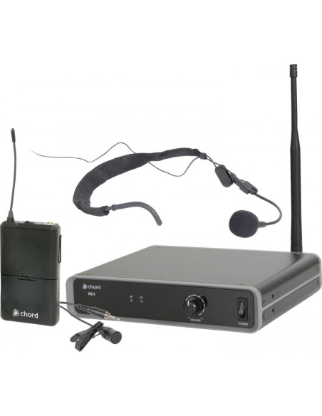 CHORD NU1-N Sistema inalámbrico UHF con transmisor de petaca 864.1MHz