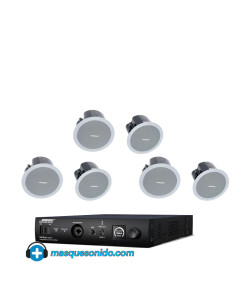 Pack Sonido Ambiental Bose (6 Altavoces Techo + Ampli Veritas)