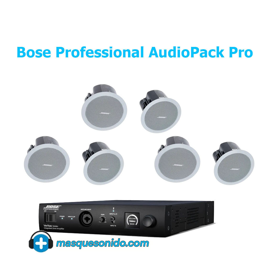 Pack Sonido Ambiental Bose (6 Altavoces Techo + Ampli Veritas)