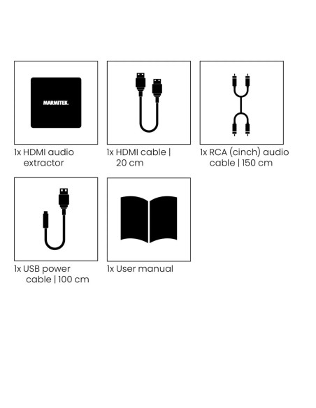 Extractor de Audio HDMI ARC Marmitek ARC13 | Masquesonido