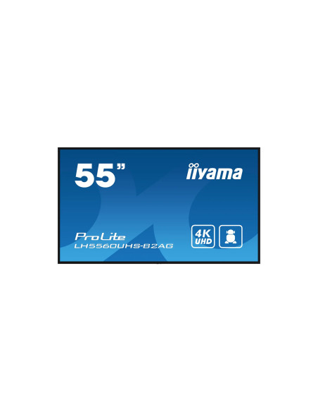 iiyama ProLite LH5560UHS-B2AG pantalla de señalización digital 4K de 55" con sistema operativo Android y orientación flexible