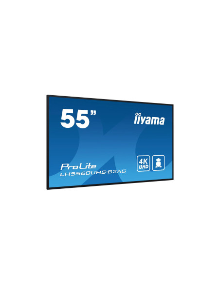 iiyama ProLite LH5560UHS-B2AG pantalla de señalización digital 4K de 55" con sistema operativo Android y orientación flexible