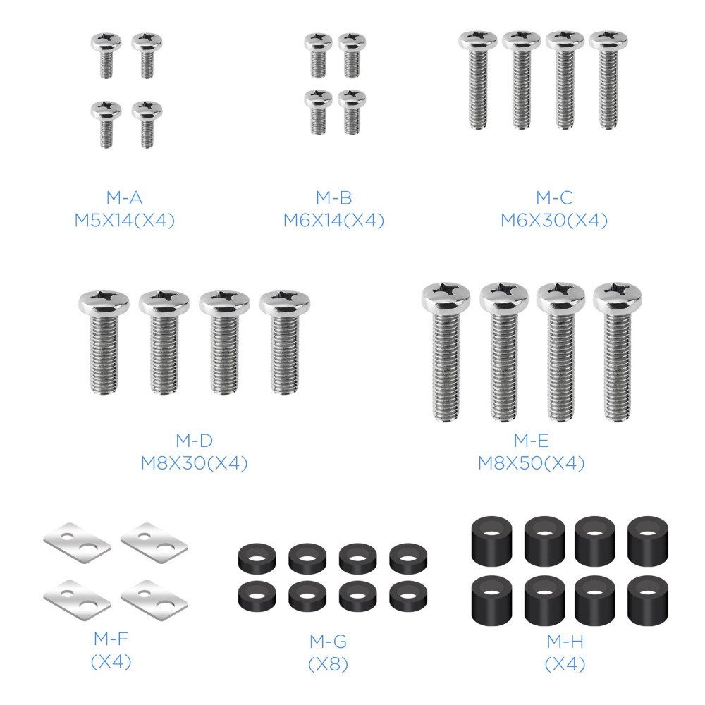 TOOQ LP42100T-B Soporte de pared para pantallas 60"- 100"
