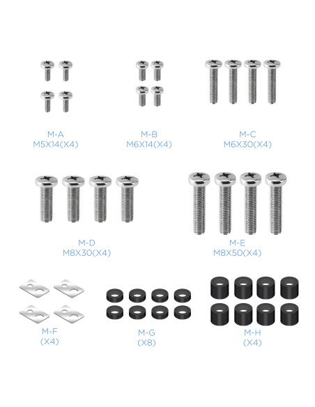 TOOQ LP42100T-B Soporte de pared para pantallas 60"- 100"