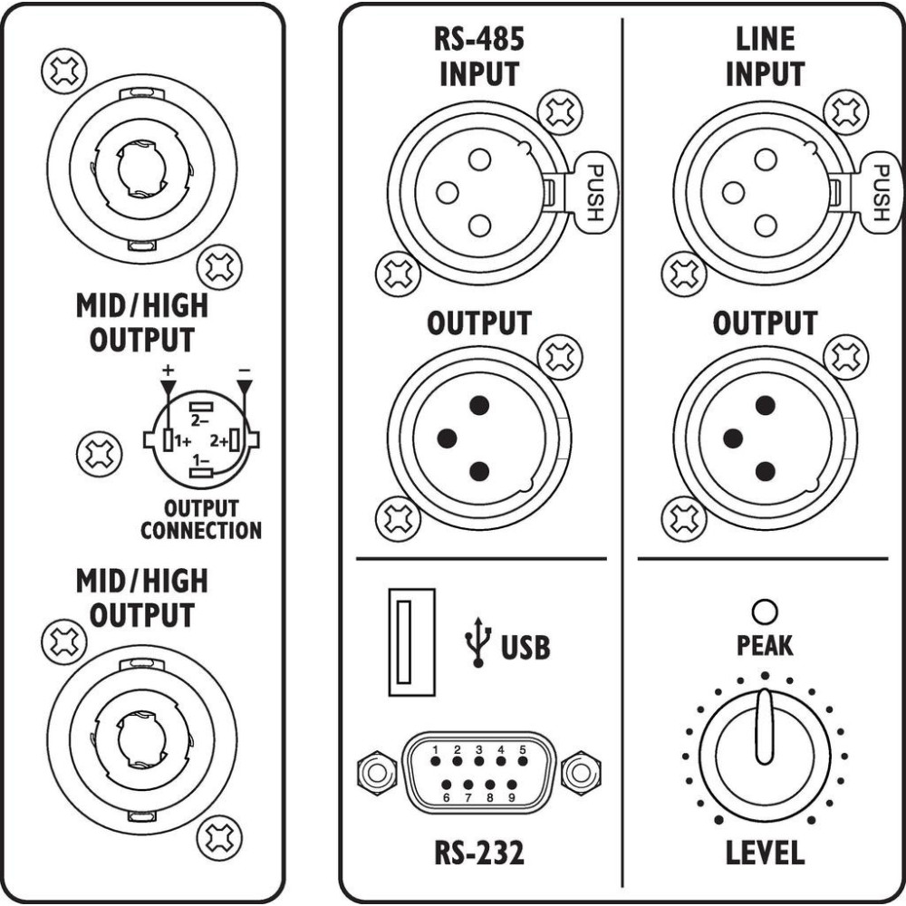 Stage Line L-Ray/1000 Sistema Line Array  Stage Line