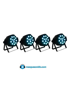 Pack 4x MultiPar LED 120W RGBW Mark