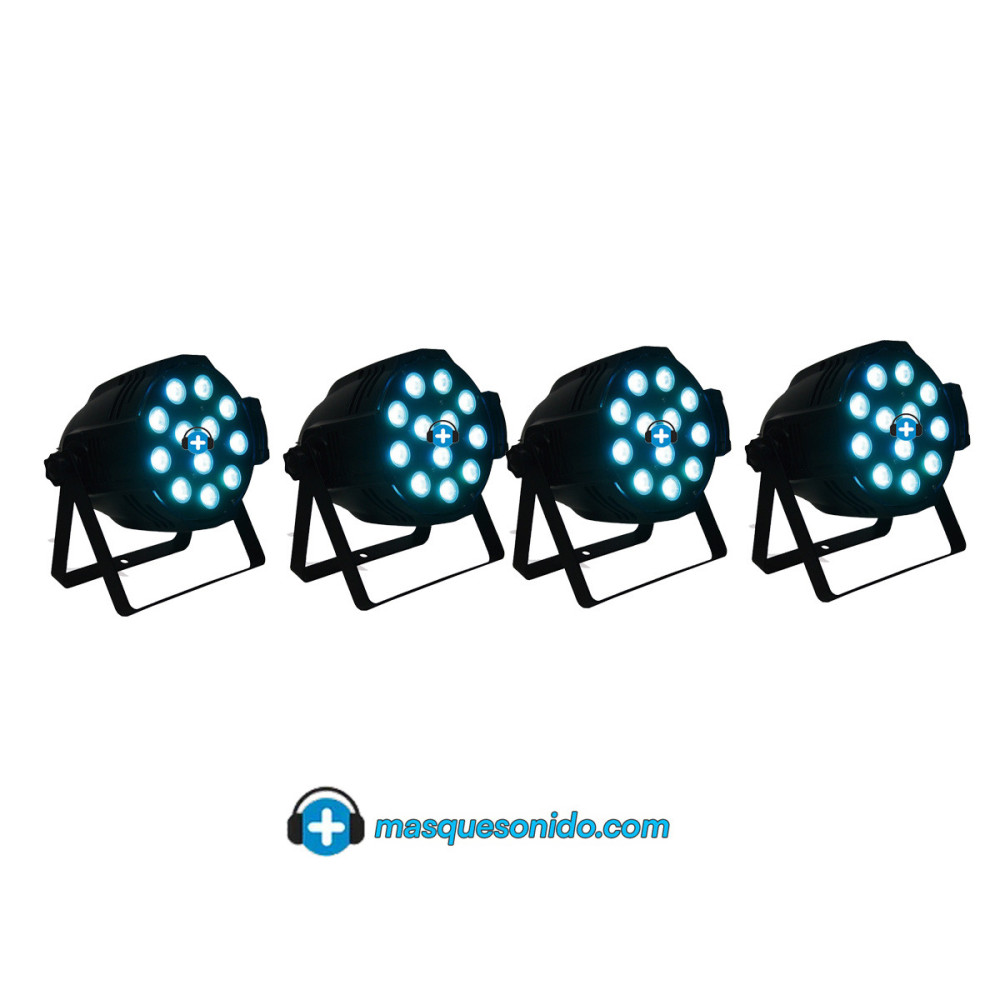 Pack 4x MultiPar LED 120W RGBW Mark