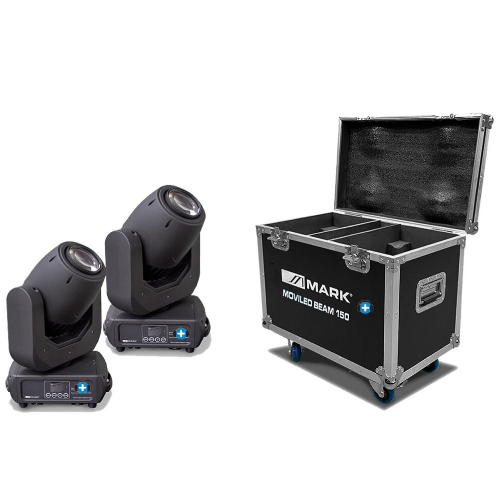 Pack 2 Cabezas Móviles Beam LED 150W