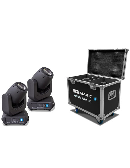 Pack 2 Cabezas Móviles Beam LED 150W