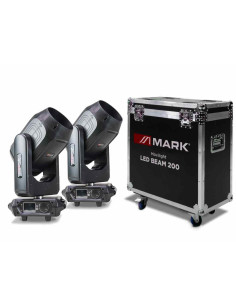 Pareja Cabezas Móviles Beam 200W LED 2