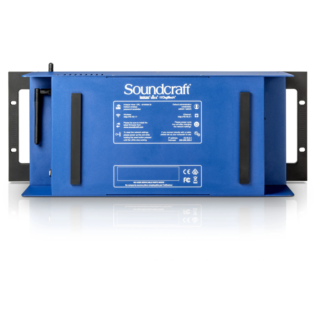 Soundcraft Ui24R  Mezclador digital de 24 canales/grabadora multipista USB con control