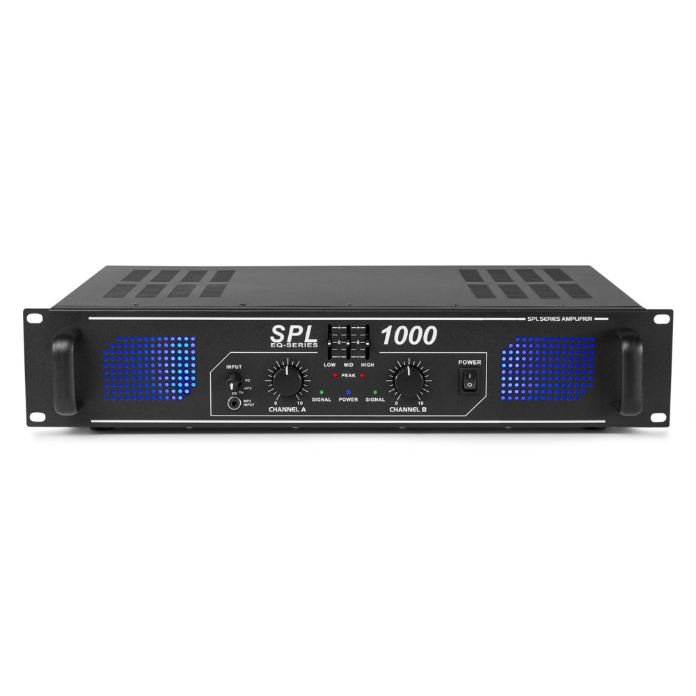 Pack Sonido Full Party 800W: Altavoces LED 8" + Amplificador EQ