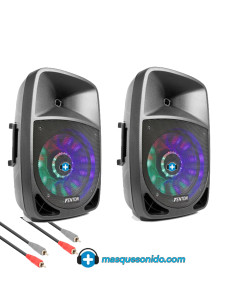 Pack Sonido "Mega Party" 15": Pareja Altavoces Fenton FT1500A (