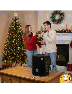 Pack Karaoke Dúo Seven SV8: Altavoz 8" + 2 Micrófonos | Masquesonido 2