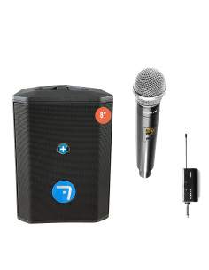 Pack Karaoke Inalámbrico Seven SV8: Altavoz 8" + Micro Sin Cables