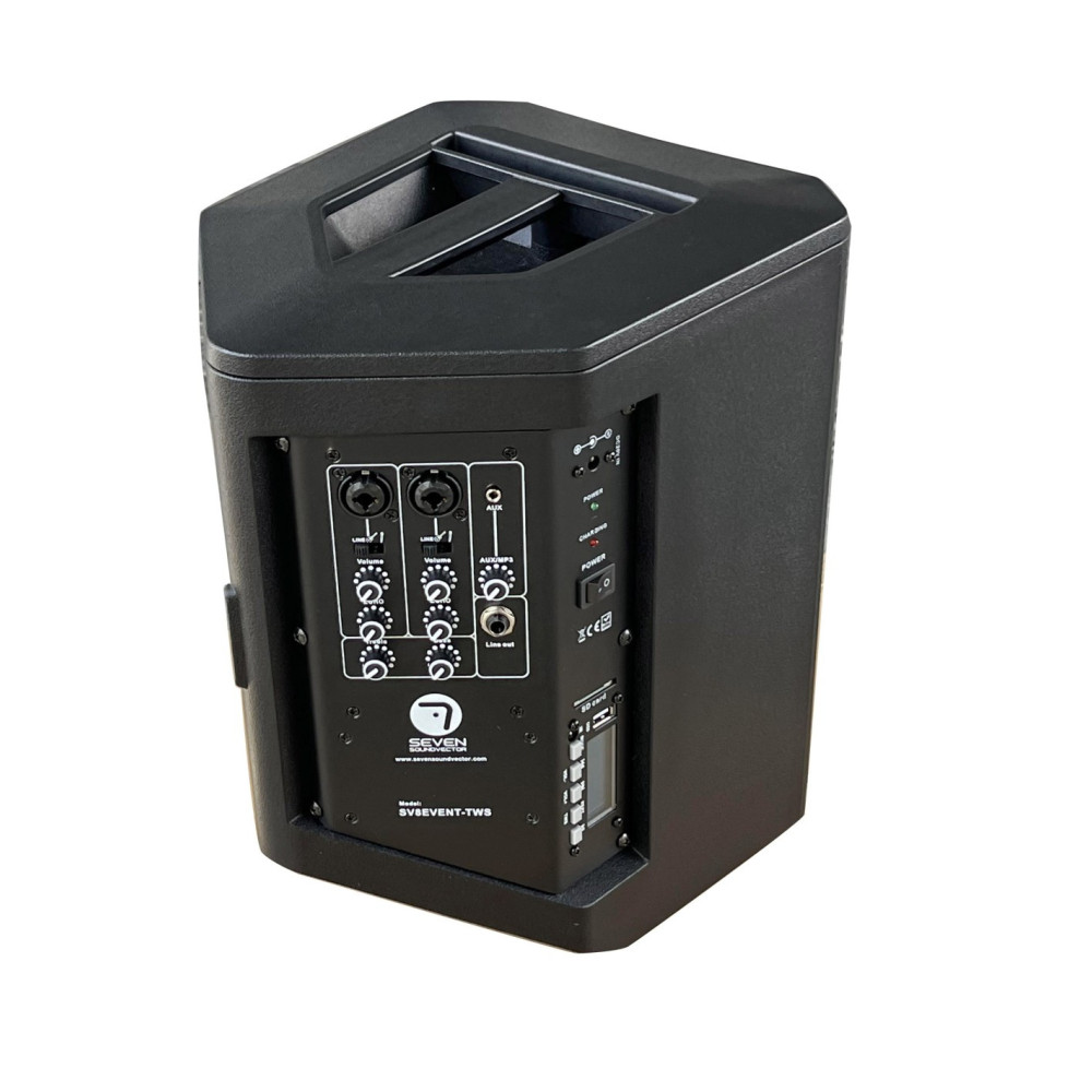 Pack Karaoke Inalámbrico Seven SV8: Altavoz 8" + Micro Sin Cables