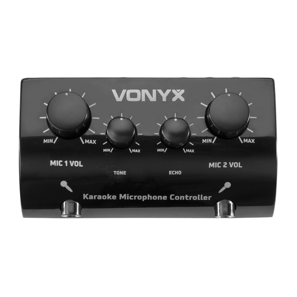 Vonyx   AV430B Controlador micrófonos Karaoke Negro