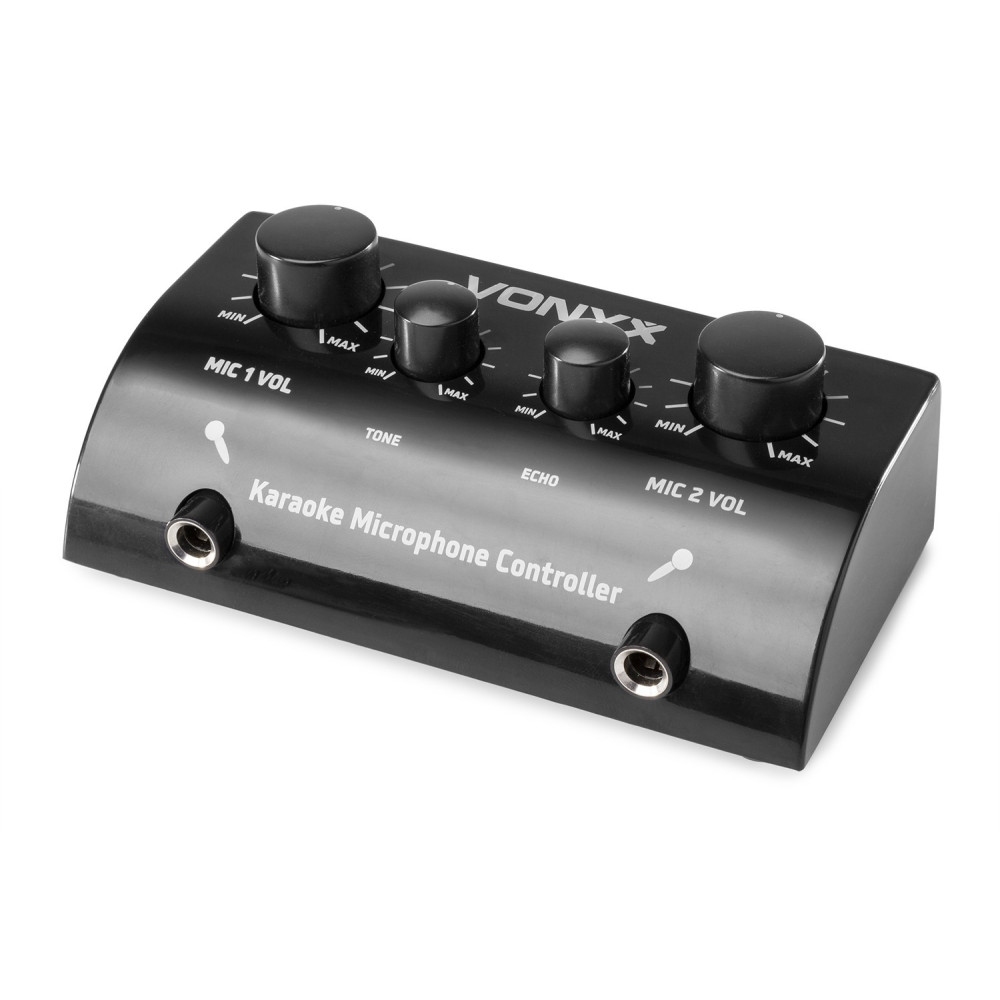 Vonyx   AV430B Controlador micrófonos Karaoke Negro