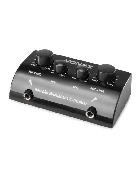 Vonyx   AV430B Controlador micrófonos Karaoke Negro