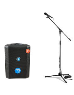 Pack Karaoke Stage Artist: Altavoz + Pie de Micro + Micrófono | Masquesonido 2